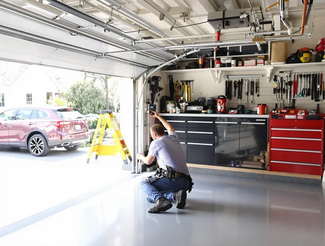 Local garage door repair service by East Cleveland Garage Door Repair in East Cleveland