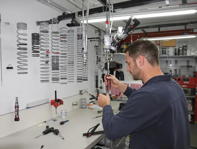 East Cleveland Garage Door Repair safety certified technician performing precision spring replacement in East Cleveland